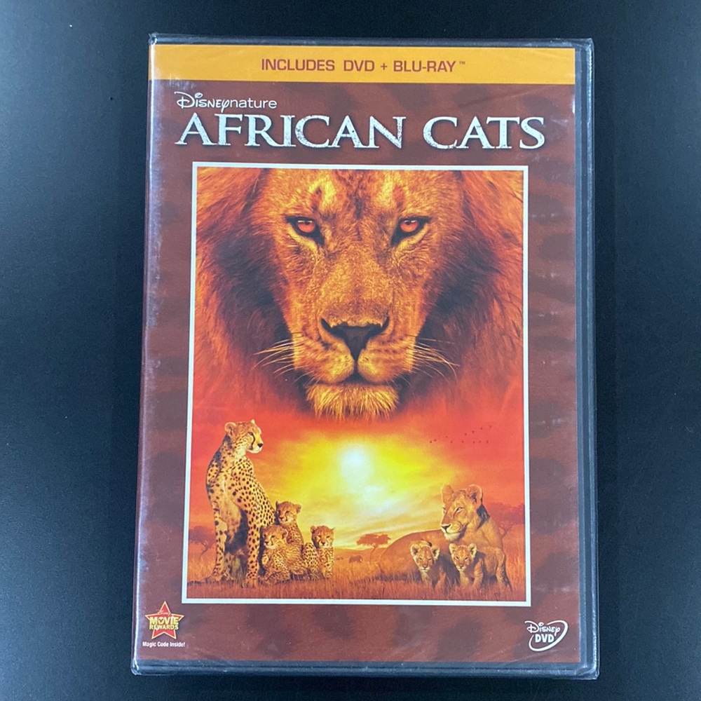 NEW: African Cats - Blu-ray & DVD Combo Set